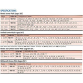 Mitutoyo Screw Pitch Gage, Series 188 | Mitutoyo by KHM Megatools Corp.